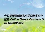 今日更新匡威联名小花朵有多少个配色 Golf le Fleur x Converse One Star配色大全
