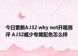 今日更新AJ32 why not开箱测评 AJ32威少专属配色怎么样
