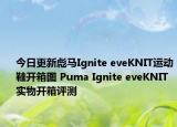 今日更新彪马Ignite eveKNIT运动鞋开箱图 Puma Ignite eveKNIT实物开箱评测
