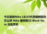 今日更新Nike LBJ15代黑橡树配色怎么样 Nike 詹姆斯15 Black Gum 深度赏析