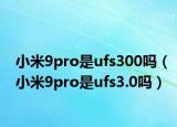 小米9pro是ufs300吗（小米9pro是ufs3.0吗）