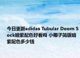 今日更新adidas Tubular Doom Sock暗紫配色好看吗 小椰子简版暗紫配色多少钱