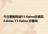 今日更新阿迪Y3 Kaiwa在哪买 Adidas Y3 Kaiwa 好看吗