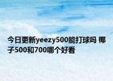 今日更新yeezy500能打球吗 椰子500和700哪个好看