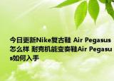 今日更新Nike复古鞋 Air Pegasus怎么样 耐克机能变奏鞋Air Pegasus如何入手