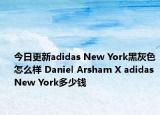 今日更新adidas New York黑灰色怎么样 Daniel Arsham X adidas New York多少钱