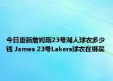 今日更新詹姆斯23号湖人球衣多少钱 James 23号Lakers球衣在哪买