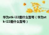 华为stk-l22是什么型号（华为stk-l22是什么型号）