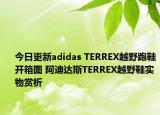 今日更新adidas TERREX越野跑鞋开箱图 阿迪达斯TERREX越野鞋实物赏析