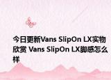 今日更新Vans SlipOn LX实物欣赏 Vans SlipOn LX脚感怎么样
