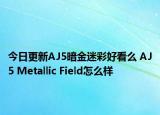 今日更新AJ5暗金迷彩好看么 AJ5 Metallic Field怎么样