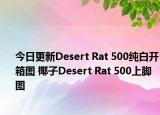 今日更新Desert Rat 500纯白开箱图 椰子Desert Rat 500上脚图