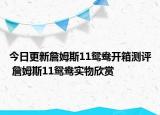 今日更新詹姆斯11鸳鸯开箱测评 詹姆斯11鸳鸯实物欣赏