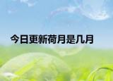 今日更新荷月是几月