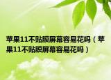 苹果11不贴膜屏幕容易花吗（苹果11不贴膜屏幕容易花吗）