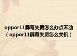 oppor11屏幕失灵怎么办点不动（oppor11屏幕失灵怎么关机）