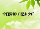今日更新1升是多少斤