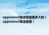 opporeno5电池容量是多大的（opporeno5电池容量）