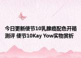 今日更新使节10乳腺癌配色开箱测评 使节10Kay Yow实物赏析