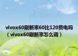 vivox60刷新率60比120费电吗（vivox60刷新率怎么调）