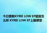 今日更新KYRIE LOW EP缓震怎么样 KYRIE LOW EP上脚感受