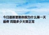 今日最新更新例假为什么第一天最疼 周期多少天算正常