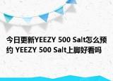今日更新YEEZY 500 Salt怎么预约 YEEZY 500 Salt上脚好看吗