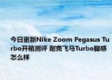 今日更新Nike Zoom Pegasus Turbo开箱测评 耐克飞马Turbo脚感怎么样