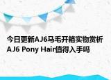 今日更新AJ6马毛开箱实物赏析 AJ6 Pony Hair值得入手吗