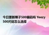 今日更新椰子500偏码吗 Yeezy 500尺码怎么选择
