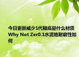 今日更新威少1代鞋底是什么材质 Why Not Zer0.1水泥地耐磨性如何