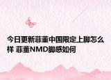 今日更新菲董中国限定上脚怎么样 菲董NMD脚感如何