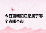 今日更新阳江是属于哪个省哪个市