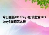 今日更新KD trey5细节鉴赏 KD trey5脚感怎么样