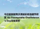 今日更新耐克沙漠迷彩喷泡细节欣赏 Air Foamposite OneVeteran's Day深度赏析