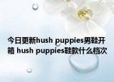 今日更新hush puppies男鞋开箱 hush puppies鞋款什么档次