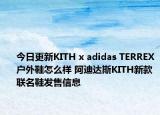 今日更新KITH x adidas TERREX户外鞋怎么样 阿迪达斯KITH新款联名鞋发售信息