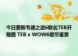 今日更新韦德之道6联名TEB开箱图 TEB x WOW6细节鉴赏