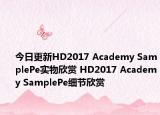 今日更新HD2017 Academy SamplePe实物欣赏 HD2017 Academy SamplePe细节欣赏