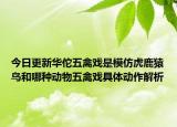 今日更新华佗五禽戏是模仿虎鹿猿鸟和哪种动物五禽戏具体动作解析