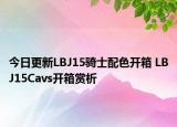 今日更新LBJ15骑士配色开箱 LBJ15Cavs开箱赏析