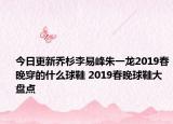 今日更新乔杉李易峰朱一龙2019春晚穿的什么球鞋 2019春晚球鞋大盘点