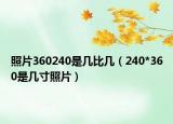 照片360240是几比几（240*360是几寸照片）