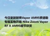 今日更新耐克Vapor AM95费德勒专属实物开箱 Nike Zoom Vapor RF X AM95细节欣赏