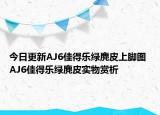 今日更新AJ6佳得乐绿麂皮上脚图 AJ6佳得乐绿麂皮实物赏析