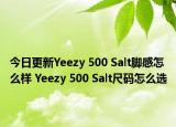 今日更新Yeezy 500 Salt脚感怎么样 Yeezy 500 Salt尺码怎么选