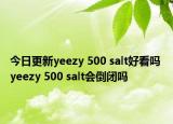 今日更新yeezy 500 salt好看吗 yeezy 500 salt会倒闭吗