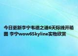 今日更新李宁韦德之道6天际线开箱图 李宁wow6Skyline实物欣赏