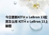今日更新KITH x LeBron 15配置怎么样 KITH x LeBron 15上脚图
