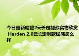 今日更新哈登2云长定制款实物欣赏 Harden 2.0云长定制款脚感怎么样